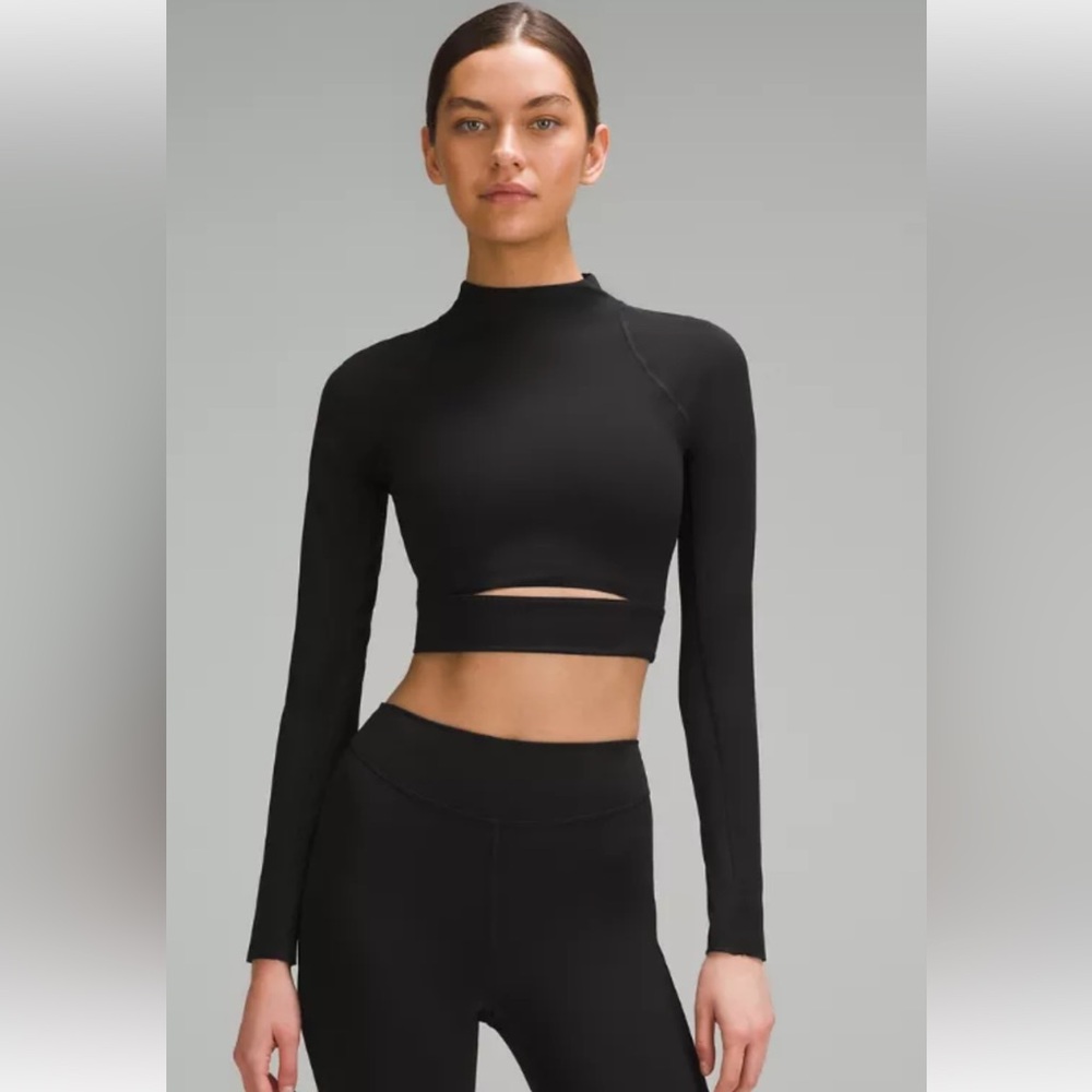 Nulux High-Neck Cropped Track LS